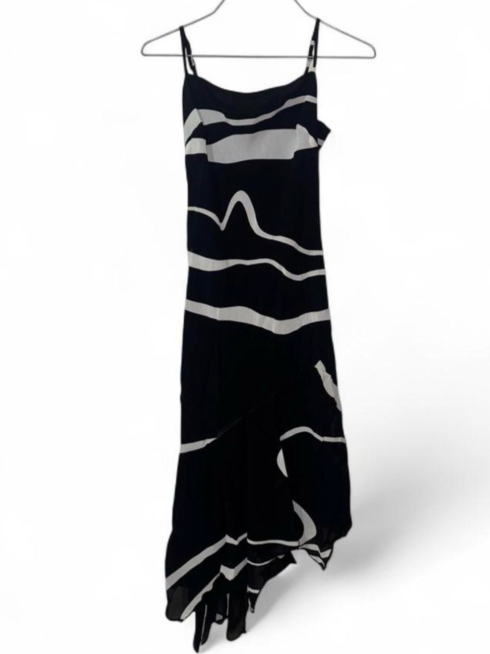 Black & White Asymmetric Dress